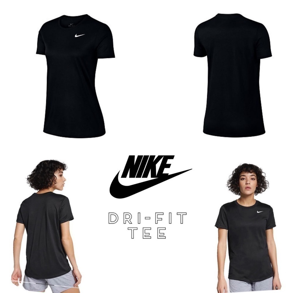 Nike Black Dri-Fit Cotton Tee T-Shirt Size 1X Plus